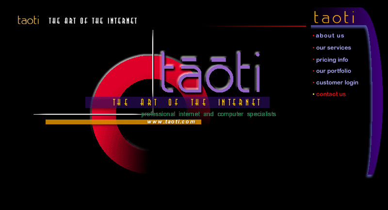 A History of Taoti Creative’s Websites